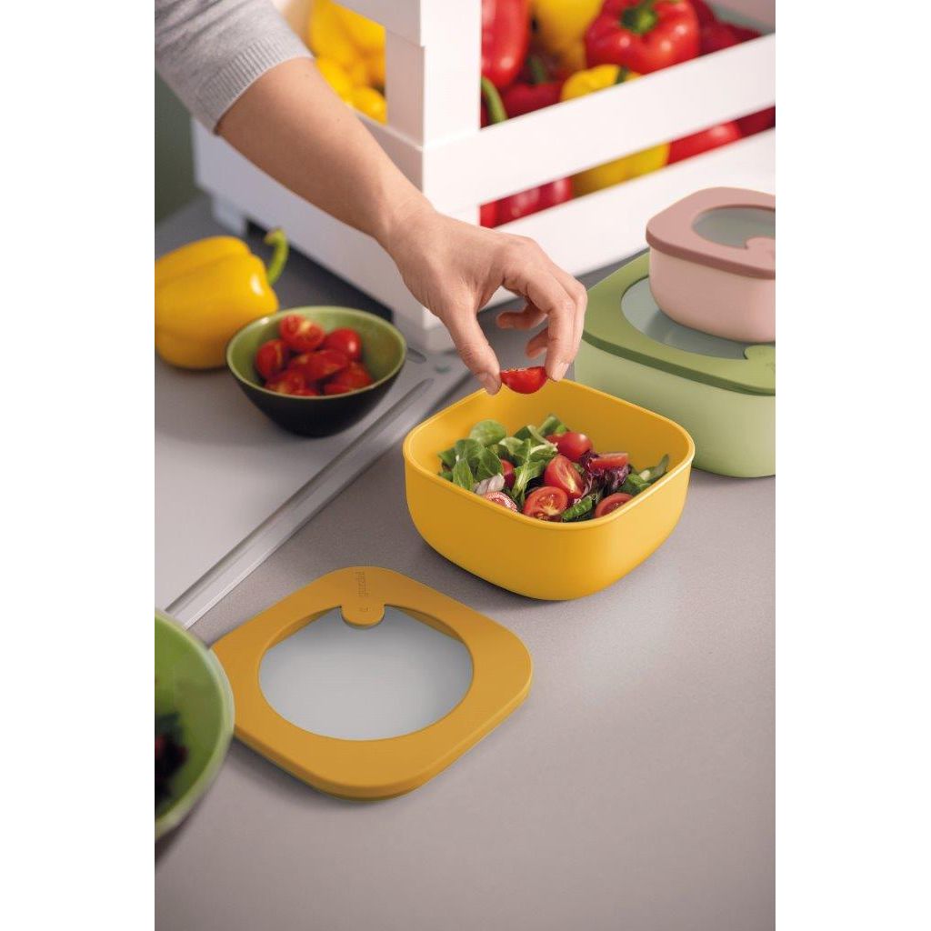 Boîte de conservation STORE&MORE BIO 450 ml Jaune - Visuel 1